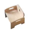 Mesa y Silla de Escritura para Jardín de Infancia de Educación Temprana, Mesa de Juego para Bebés, Mesa y Silla de Aprendizaje para Niños, Mesa Cuadrada Pequeña de Madera Maciza para Guardería