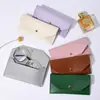 Carteira Porta-Cartões Simples Unissex Clutch Longo Porta-Moedas Portátil Carteira para Óculos e Notas