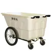 Cubierta Sanitaria para Camión de Basura, Carrito Empujador Comercial Tipo Tirar, Caja de Transferencia Grande con Cuatro Ruedas para Limpieza Exterior y Gestión de Propiedades