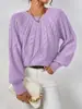 Suéter de Tricô Gola Redonda Pulôver Amazon Fashion para Mulheres, Comércio Transfronteiriço, Cor Sólida Texturizado Torcido Versátil Casual