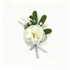 Ramillete de Boda Transfronterizo de Amazon, Ramillete para Padrino, Ramillete para Traje de Hombre, Decoración de Flor para Muñeca