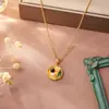 Colar Pintura a Óleo com Pérolas de Água Doce Estilo Francês, Design de Nicho de Luxo Leve, Corrente de Clavícula Fashionável Jardim de Monet
