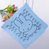 Toalla Cuadrada Pequeña Estampada de Dibujos Animados para Niños, Microfibra, Engrosada, Suave, Absorbente de Agua, No Pierde Pelusa ni se Decolora Fácilmente, Pañuelo Pequeño