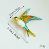 Nuevo Broche de Golondrina Esmaltado Pintura al Óleo Multicolor Más Vendido para Hombres y Mujeres, Broche Versátil de Animal Pájaro, Pin para Accesorios de Suéter