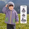 [Coleção de Jaquetas 3 em 1 Infantil] Kaka Panda Tops Casuais de Outono para Meninos e Meninas Bebês, Roupas de Outono da Moda