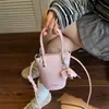 Bolsos de Verano 2025 Nuevos, Bolsos de Mano Modernos, Simples y Elegantes, Bolsos de Hombro Tipo Cubo, Bolsos Cruzados Estilo Coreano, Bolsos para Mujer