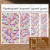 Adesivos de diamante de médio porte transfronteiriços para artesanato infantil, adesivos criativos de pérolas, adesivos de diamante coloridos de cristal de gema decorativos acrílicos