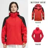 Jaqueta outdoor masculina e feminina três em um duas peças outono e inverno acolchoada com plumas, impermeável, respirável, traje de esqui