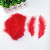 100 Piezas de Puntas de Pluma de Pavo de Colores de Xinjiang, Adecuadas para Manualidades DIY y Rellenar Bolas Bobo