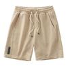 Fabricante de Origem Marca da Moda de Verão Solto Plus-Size Shorts Cinco Pontos Esportivo Casual Cinco Pontos Shorts Largos com Etiqueta Padrão Waffle