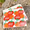 Adesivo de Etiqueta de Fruta Tira Filme Adesivo Universal Fruta Vegetal Morango Laranja Adesivo Etiqueta