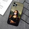 Adecuado para iPhone17 Mona Lisa Van Gogh David Pintura al Óleo Arte