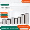 Porca redonda estendida de aço inoxidável 304 porca cilíndrica espessada porca de solda de conexão de parafuso