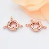 Accesorios Chapados en Oro de 14 Quilates, Broche de Resorte que Conserva el Color, Joyería Hecha a Mano para DIY, Pulsera, Collar, Colgante, Broche de Cierre de Conexión Final