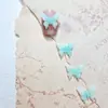 Acessórios de Arte de Unha Borboleta com Glitter Gradiente Novo Estilo, Decorações de Unha Borboleta Versáteis 3D de Cor Sólida, Presilhas de Cabelo, Pequenos Acessórios de Resina