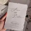 Papel de Arte de Alta Qualidade Papel de Algodão Convites de Casamento, Cartões de Casamento, Impressão Personalizada Exclusiva de Alta Qualidade