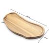 Bandeja Creativa de Madera de Acacia Japonesa Café Postre Pastel Exquisita Rectangular de Alta Calidad para el Hogar Bandeja de Madera Maciza