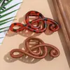 Presilha de Cabelo Artística Retro Fosca em Formato de Nota Musical para Mulheres, Design Simples e Elegante, Presilha Versátil para Penteados Coques na Parte de Trás da Cabeça