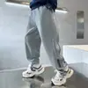 Ropa para Niños Pantalones de Punto para Niños Primavera y Otoño Pantalones Deportivos Sueltos para Niños Ropa de Primavera 2025 Pantalones Deportivos Casuales para Niños Grandes Modernos