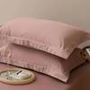 Fundas de Almohada de Algodón Cepillado de Verano, un Par de Fundas de Almohada Gruesas Suaves de Algodón Lavado 4874 Funda de Almohada Individual al por Mayor