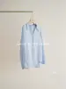 Camisa 100% lino natural, cuello en V, camisa de manga larga con caída natural, top amarillo para mujer con protección solar, chaqueta para primavera y verano