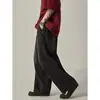Calça jeans masculina, jeans casual largo estilo japonês da moda outono/inverno Harajuku, modelagem solta, calça comprida versátil para jovens