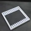 Caja organizadora de almacenamiento de música en CD, estante con capacidad para 12 álbumes de música y es un estante de exhibición