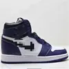 Putian Transfronterizo AJ1 Clásico de Caña Alta Versátil Casual Zapatos de Baloncesto de Combate Real 1 Zapatos Deportivos Zapatos de Hombre Zapatos de Mujer Zapatos de Pareja