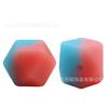 Cuentas de silicona luminosas, cuentas sueltas, cuentas de goma para muelas de grado alimenticio, fabricantes de accesorios de joyería al por mayor