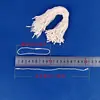 Cuerda Universal para Etiqueta de Ropa Cuerda de Algodón Trenzada de Alta Calidad Bala Hebilla Secundaria de Grado Superior Colgante de Grano Cordón para Etiqueta de Ropa Grueso