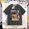 Camisetas de Manga Curta Transfronteiriças Poppy Playtime para Meninos e Meninas, Tops Infantis de Meia Manga