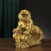 Estatueta de Tigre de Cobre, Mascote do Ano do Tigre, Tigre Rugindo na Montanha, A Força do Tigre, Doze Animais do Zodíaco, Tigre para a Sala de Estar