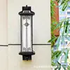 Nudo Chino Solar de Pared Nueva Casa Chinoiserie Casa Autoconstruida Exterior Impermeable Luz para Puerta de Patio Luz de Pared de Casa Autoconstruida