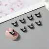 Joias para Nail Art de Desenho Sanrio Transfronteiriças Mini Gelo Transparente Gato Kt Melody Resina DIY Grampo de Cabelo Diamante de Unha Joias