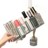 Caja de Almacenamiento para Gabinete con Espejo, Organizador de Cosméticos y Labiales para Detrás de la Puerta, Montaje en Pared para Baño, Estante de Almacenamiento sin Taladro