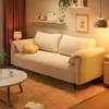 Sofá, sala de estar de apartamento pequeno, sofá preguiçoso, salão de beleza, quarto, apartamento para alugar, sofá de tecido, sala de estar, de três lugares