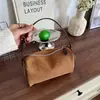 Bolso de gamuza para mujer, nueva colección de otoño 2026, estilo retro, adecuado para ir al trabajo, bolso de hombro, bolso de axila, bolso cruzado, bolso tipo almohada