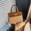 Bolso de Mano de Moda Otoño 2025 Nuevo, Simple y Elegante, Bolso Cruzado Casual Retro con Bloques de Color para Mujer