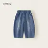 Huzhou Zhili Roupas Infantis Outono Calças de Bebê Meninos Jeans Calças Cenoura Infantis Calças Longas Largas para Crianças Pequenas