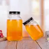 Frascos de Mermelada Transparentes Personalizados, Botellas Vacías para Condimentos, Frascos de Almacenamiento, Frascos para Alimentos y Granos, Frascos para Pepinillos, Frascos de Vidrio Sellados para Miel