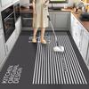Alfombra de Cocina para Hogar Tienda Completa Impermeable a Prueba de Aceite Antideslizante Desechable PVC Simple Área Grande Alfombra de Piso