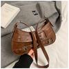 2025 Diseño Nicho Bolso de Mujer Bolsos Transfronterizo Moda de Alta Gama Bolso de Axila Nuevo Otoño e Invierno Coreano PU Bolso Casual