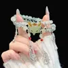 Nuevo Pulsera de Borla con Cuentas de Estilo Chino, Exquisita y a la Moda, de Nicho, Bidimensional, Lujo Ligero, Versátil, Apilable, Pulsera de Cuentas Impresionantemente Hermosa