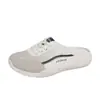 2026 Verano Nuevo Estilo Zapatos Blancos de Media Pantorrilla para Mujer, Tenis de Malla Transpirable para Estudiantes, Zapatos Casuales, Elevadores de Altura Tendencia K1525