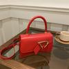 Bolsa Pequena Quadrada Casual Lisa Tendência Coreana Retro de Luxo Leve 2026