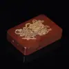 Madera de Azufaifo Golpeada por el Rayo Dorado Zhao Gongming Dios de la Riqueza Colgante de 46 Cartas Colgante Taoísta Suministro en Vivo Gran Cantidad Negociable