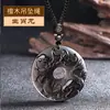 Collar con Colgante de Hebilla de la Paz de Obsidiana Hielo Signo del Zodíaco para Hombre Collar para Mujer Año del Zodíaco Tigre Colgante Patronus