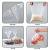 Bolsas para conservación de alimentos de grado alimenticio, tipo boca plana, bolsas tipo tote específicas para alimentos, bolsas de plástico engrosadas, desechables al por mayor, tamaños grande, mediano y pequeño
