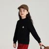 Ropa Nueva de Invierno para Niñas Suéteres Engrosados Otoño e Invierno 2024 Nuevo Suéteres de Punto Bordados de Oso de Dibujos Animados para Niños