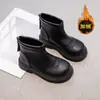 Botas Martin para meninas, nova coleção outono/inverno 2026, botinhas estilosas para crianças, botas de couro confortáveis para bebês, botinhas da moda para meninos